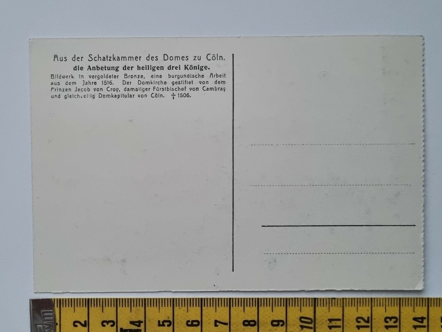 Äldre vykort, die Anbetung der heiligen drei Könige