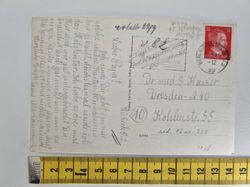 Äldre vykort Tyskland,  Stämplat 1945