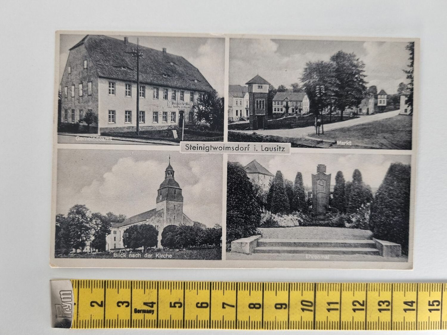 Äldre vykort Tyskland, Stämplat 1943