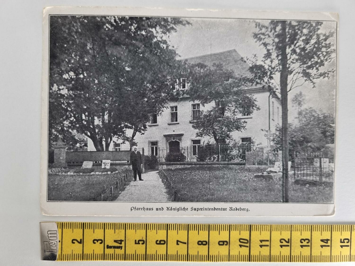 Äldre vykort Tyskland, Stämplat 1916