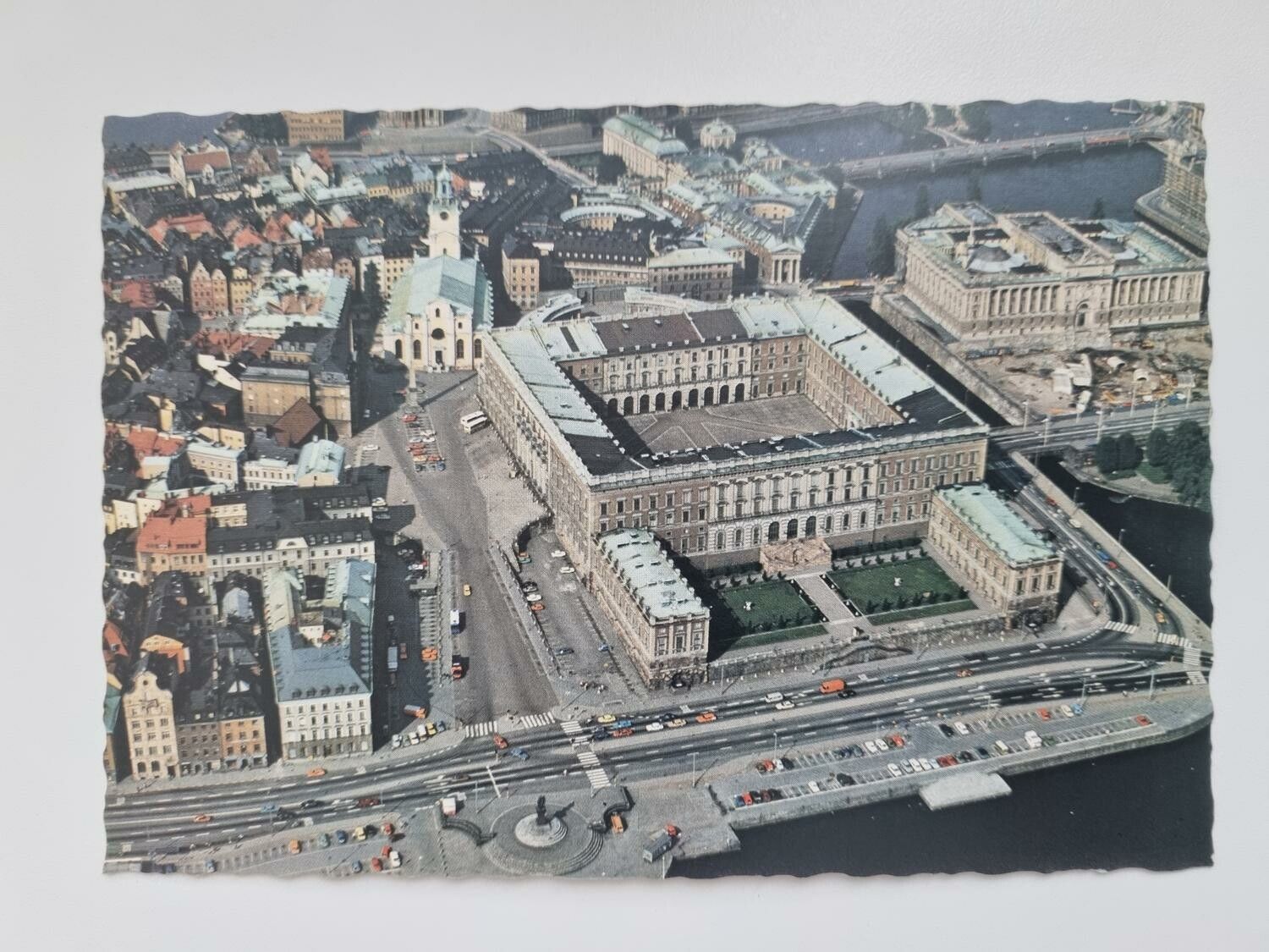 Vykort - kort över Stockholm