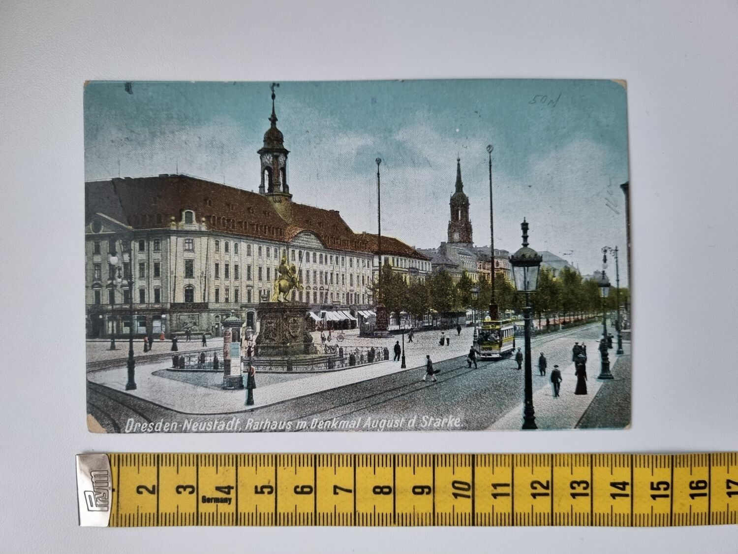 Äldre vykort Dresden 1912