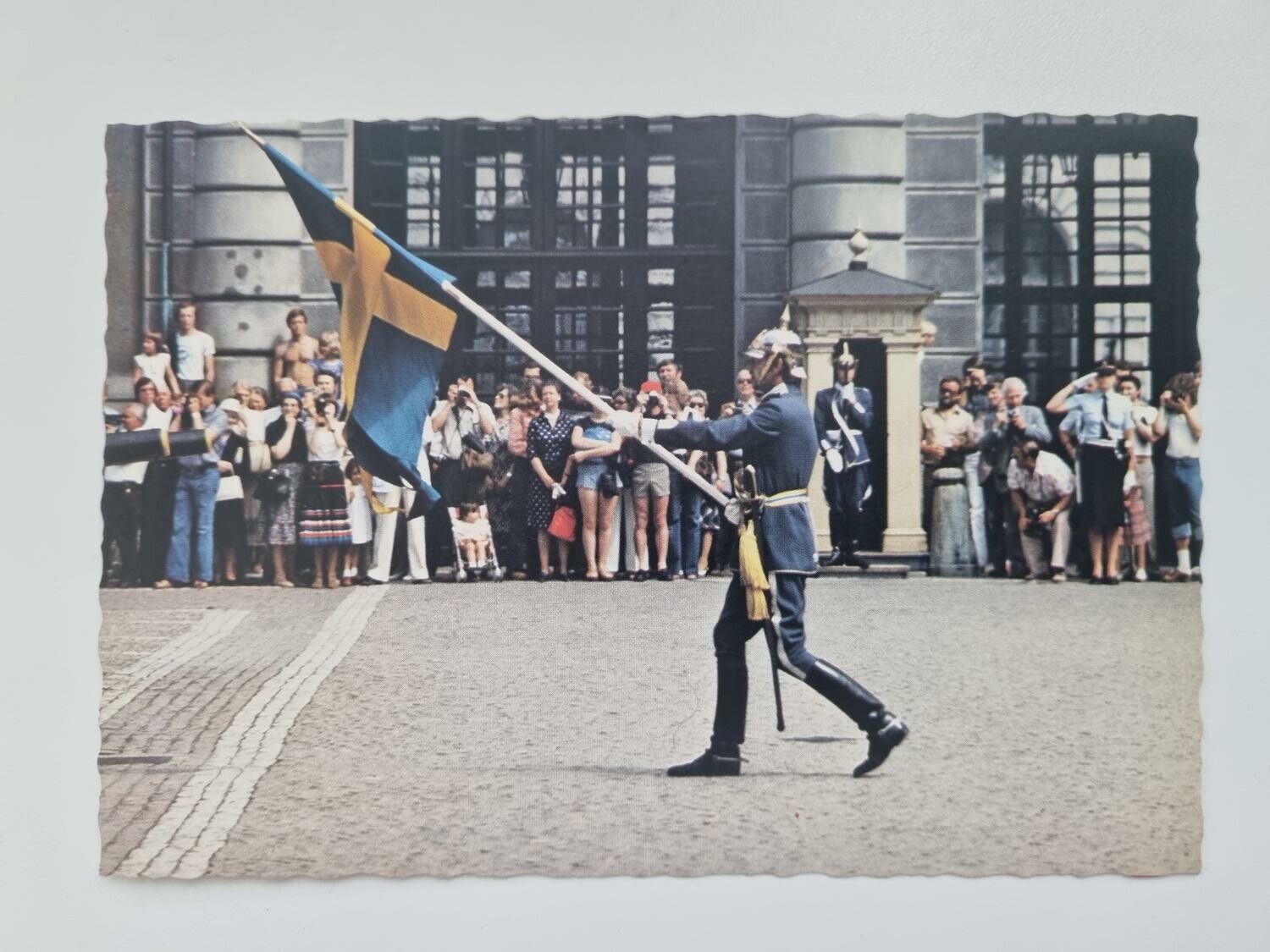 Vykort - kort - Fanbärare