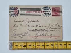 Äldre kortbrev, daterat 1909
