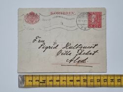 Äldre kortbrev, daterat 1929