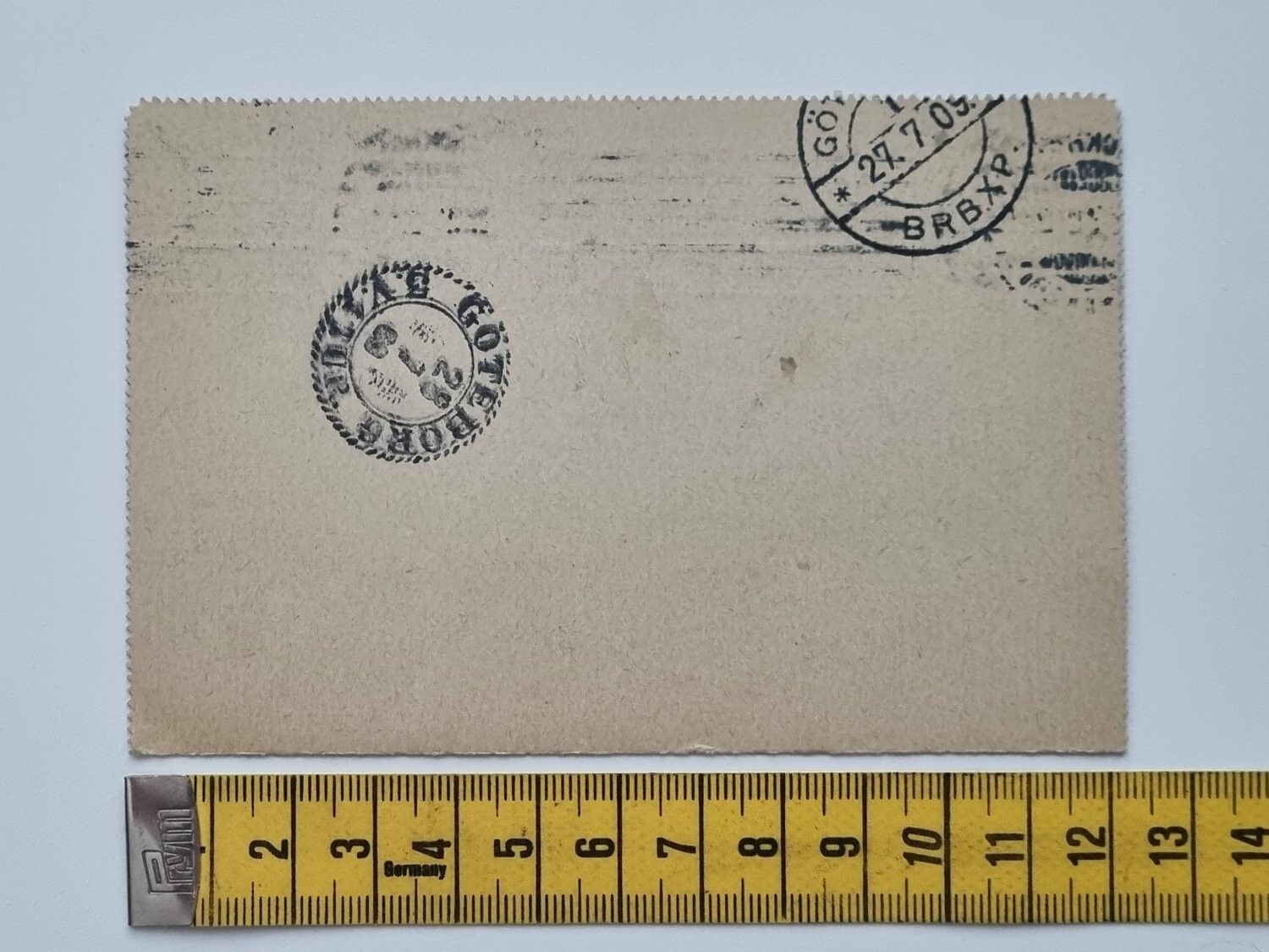 Äldre kortbrev, daterat 1909