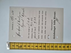 Äldre brevkort till uppsala. Hålstämplat 1921