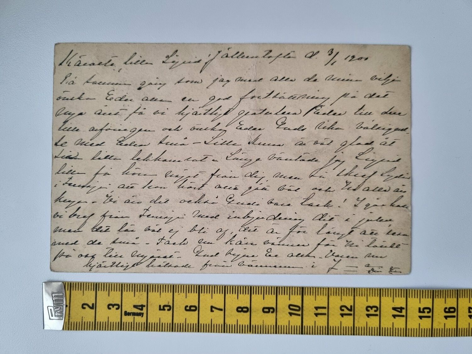 Äldre brefkort till Göteborg. Stämplat 1900
