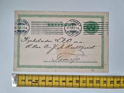 Äldre brefkort från Göteborg till Femsjö. Stämplat 1909