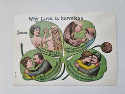 Vykort - Why love is harmless