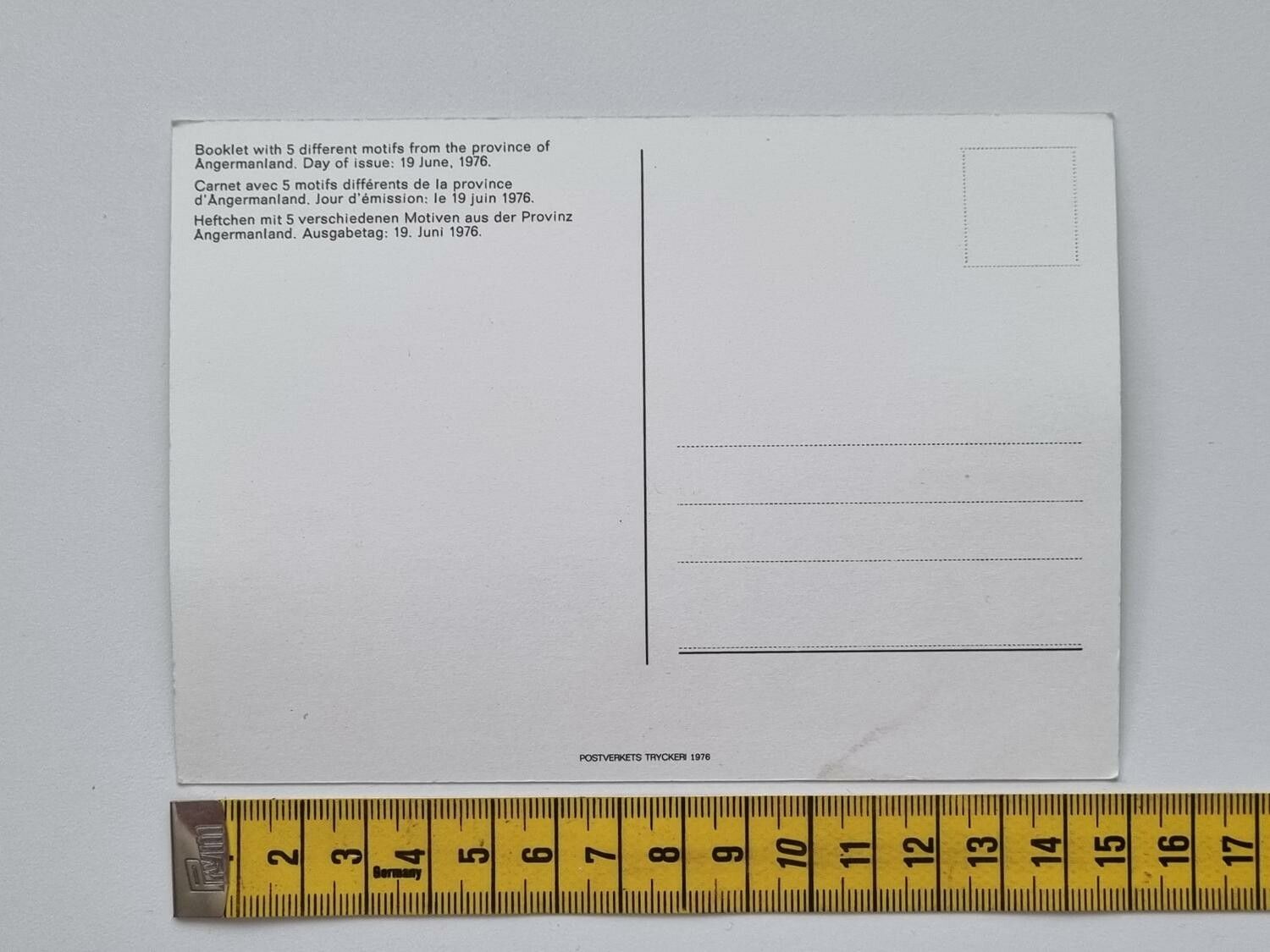Vykort -  Ångermanland