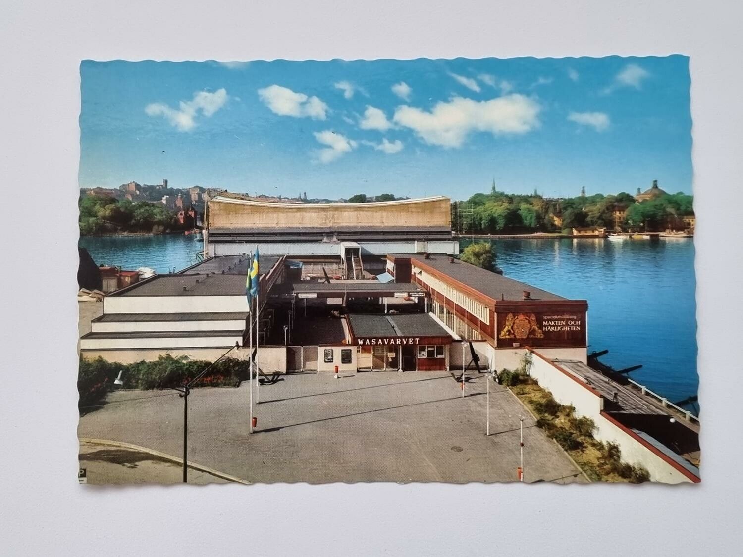 Vykort - Stockholm. Wasavarvet på Djurgården