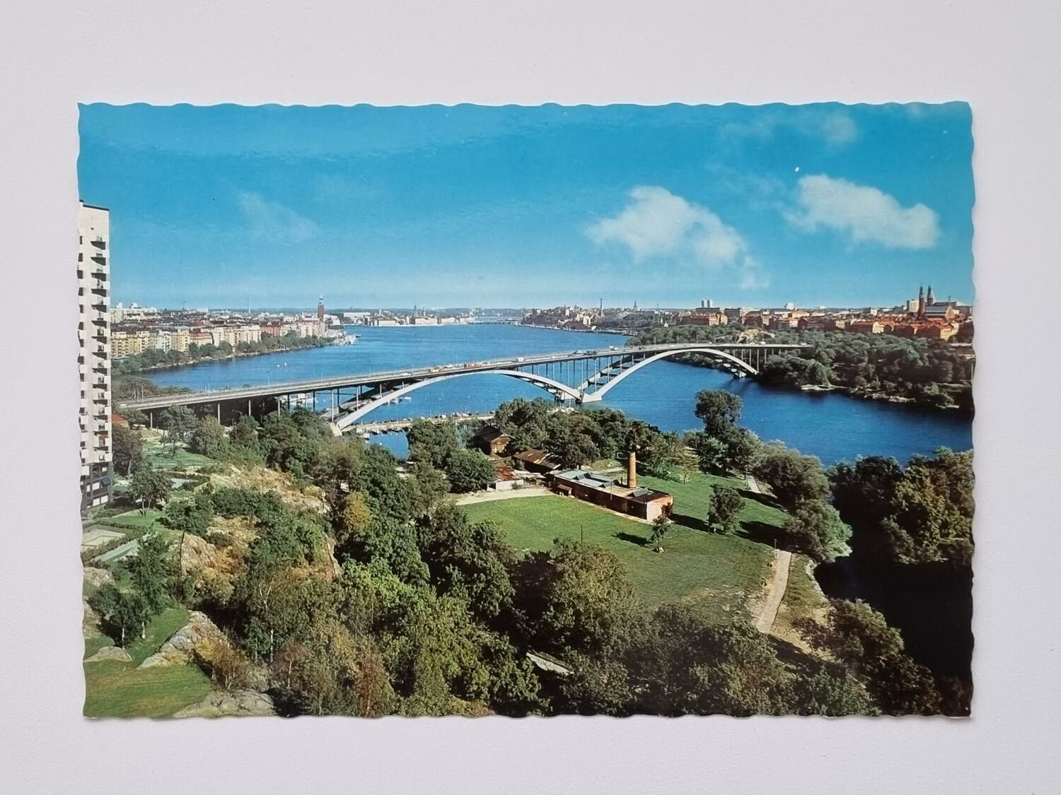 Vykort - Stockholm. Utsikt från Marieberg