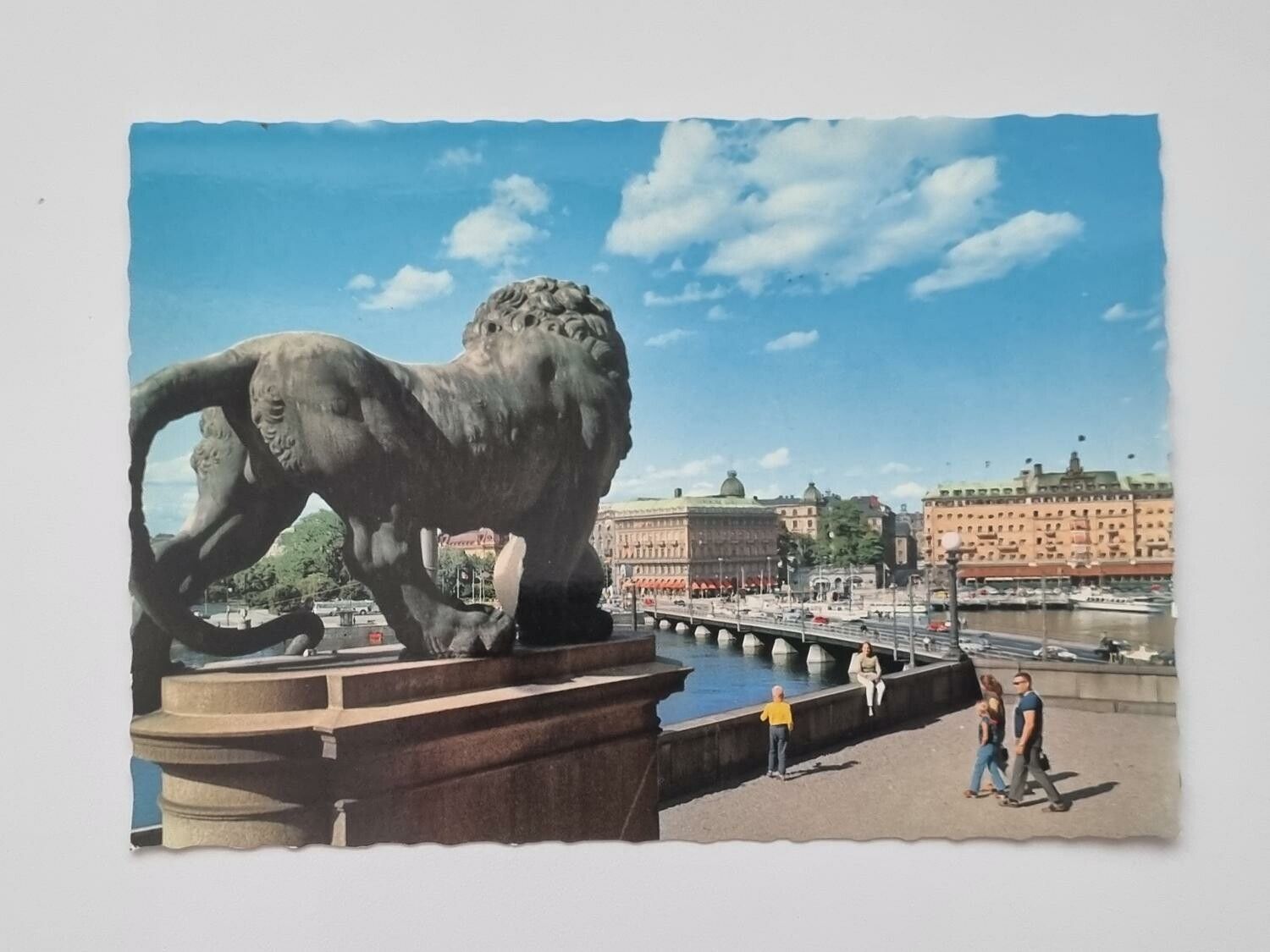 Vykort - Stockholm. Utsikt från Kungliga Slottet