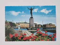 Vykort - Stockholm. Strömparterren med Sålsångaren