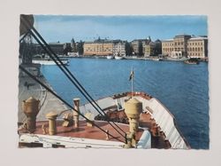 Vykort - Stockholm. Strömmen och Blasieholmen