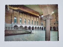 Vykort - Stockholm. Stadshuset. Blå Halles monumentalsal