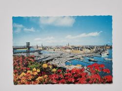 Vykort - Stockholm. Slussen och Gamla Sta'n
