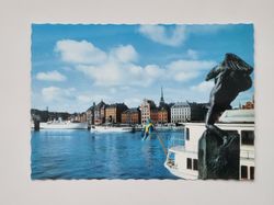 Vykort - Stockholm. Skeppsbron