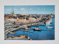 Vykort - Stockholm. Skeppsbron