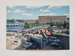 Vykort - Kungliga Slottet och Norrbro