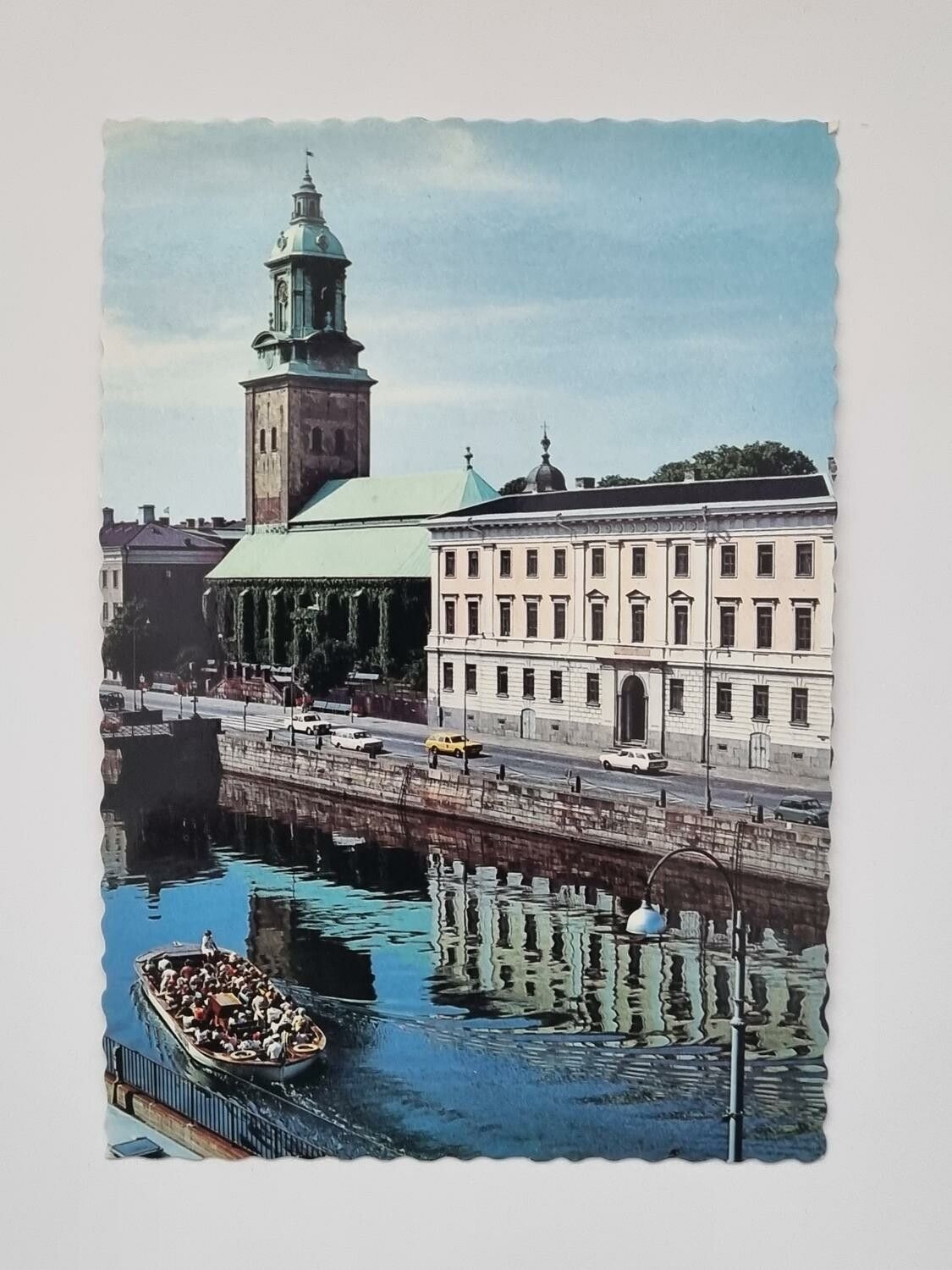 Vykort - Stockholm. Kristinekyrkan och Rådhuset