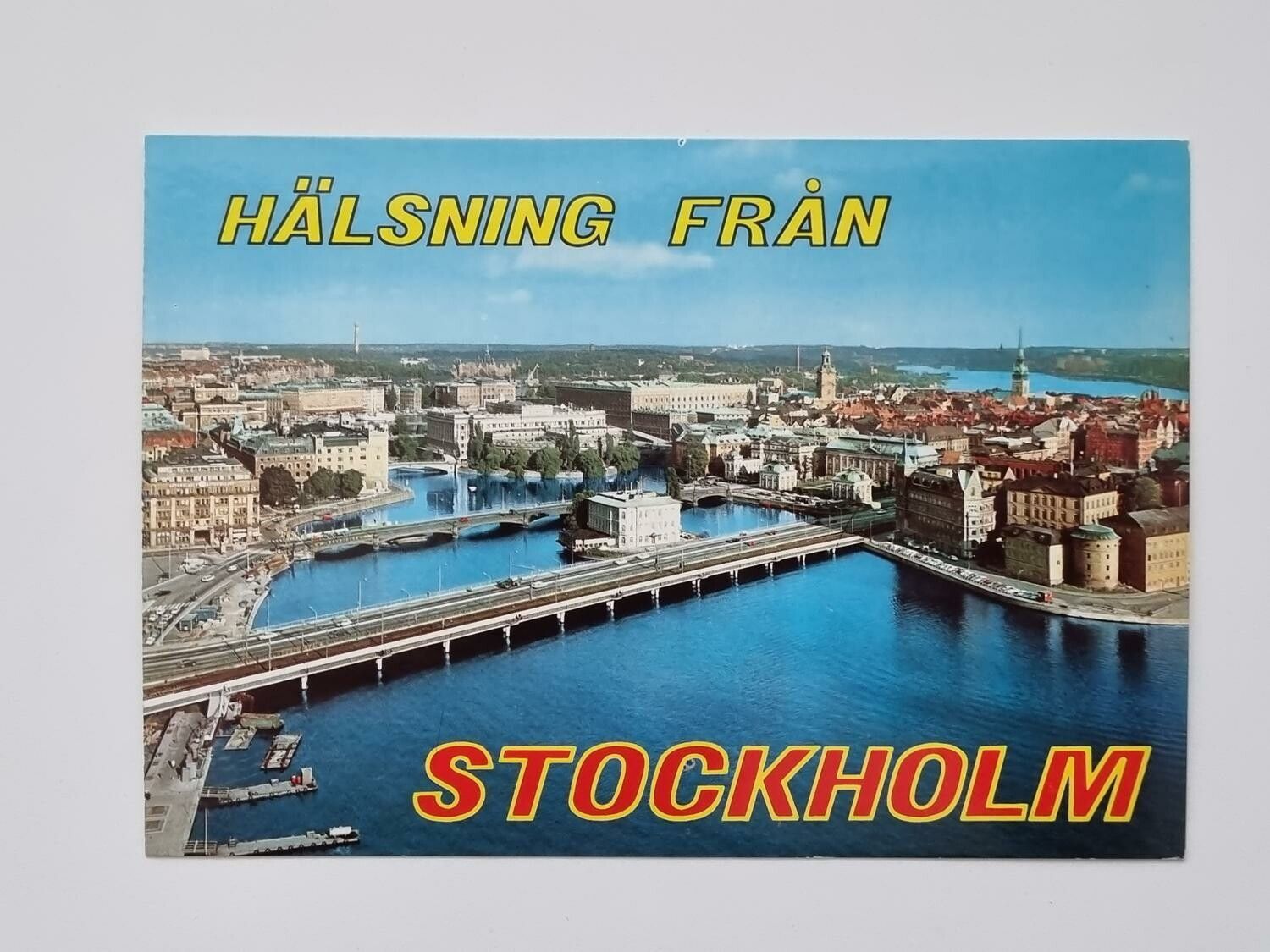 Vykort - Stockholm. Hälsning från Stockholm