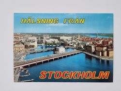 Vykort - Stockholm. Hälsning från Stockholm