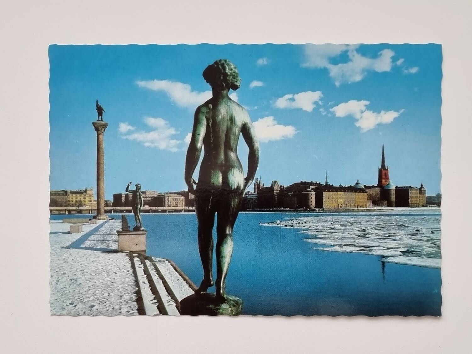 Vykort - Stockholm. Gamla Sta'n från Stadshuskajen