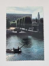 Vykort - Stockholm. Fiskare på Strömmen