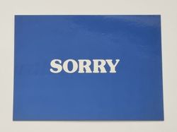 Vykort - Sorry - Papperix HB, Uppsala 1979. Printed in Sweden