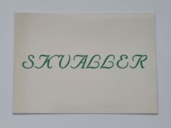Vykort - Skvaller - Papperix HB, Uppsala 1979. Printed in Sweden