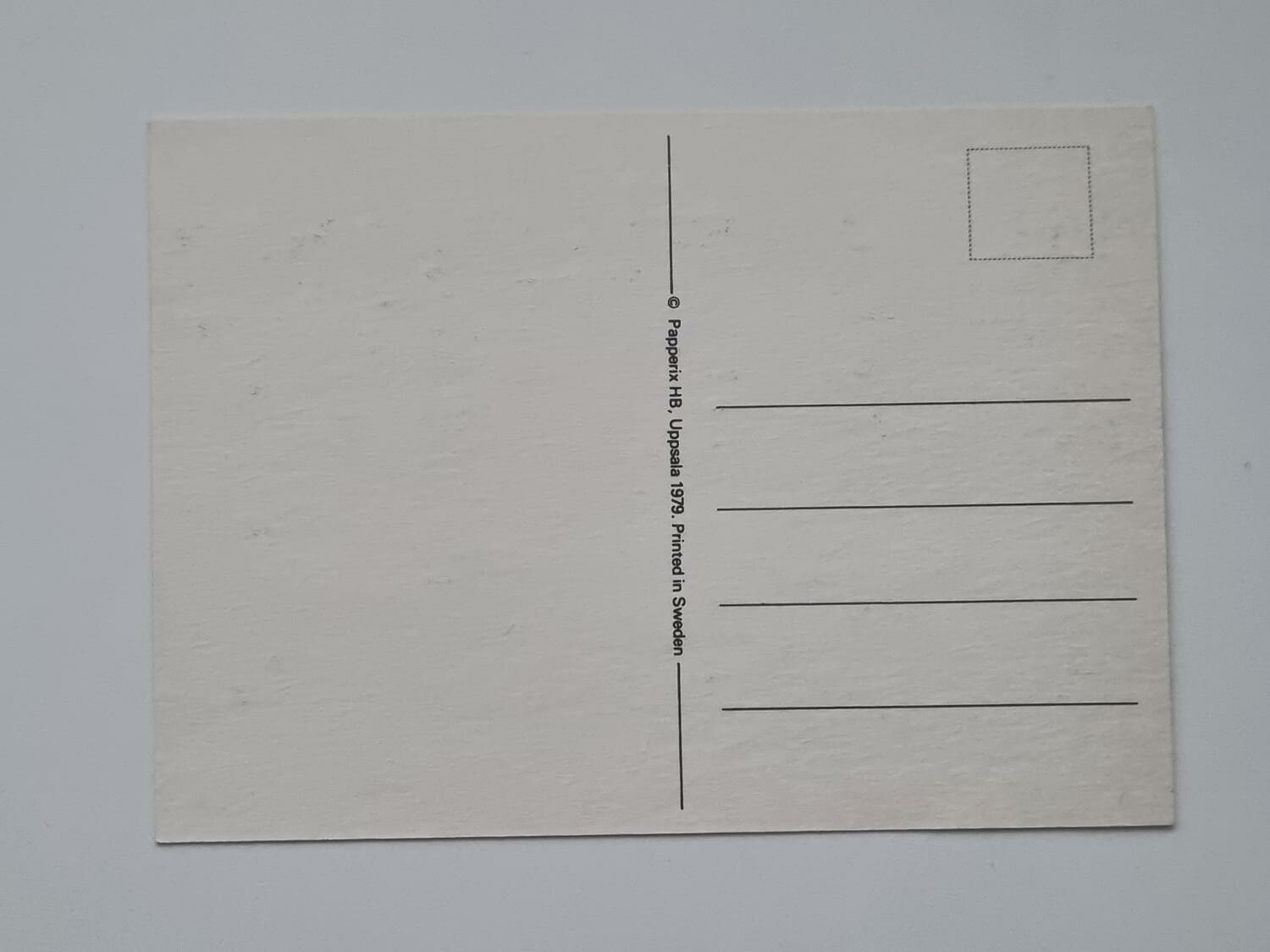 Vykort - Party - Papperix HB, Uppsala 1979. Printed in Sweden