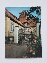 Vykort - Millesgården. Entrén med Stora Huset