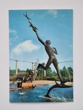 Vykort - Millesgården. Aganippe-fontänen på Olgas terrass