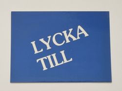 Vykort - Lycka till - Papperix HB, Uppsala 1979. Printed in Sweden