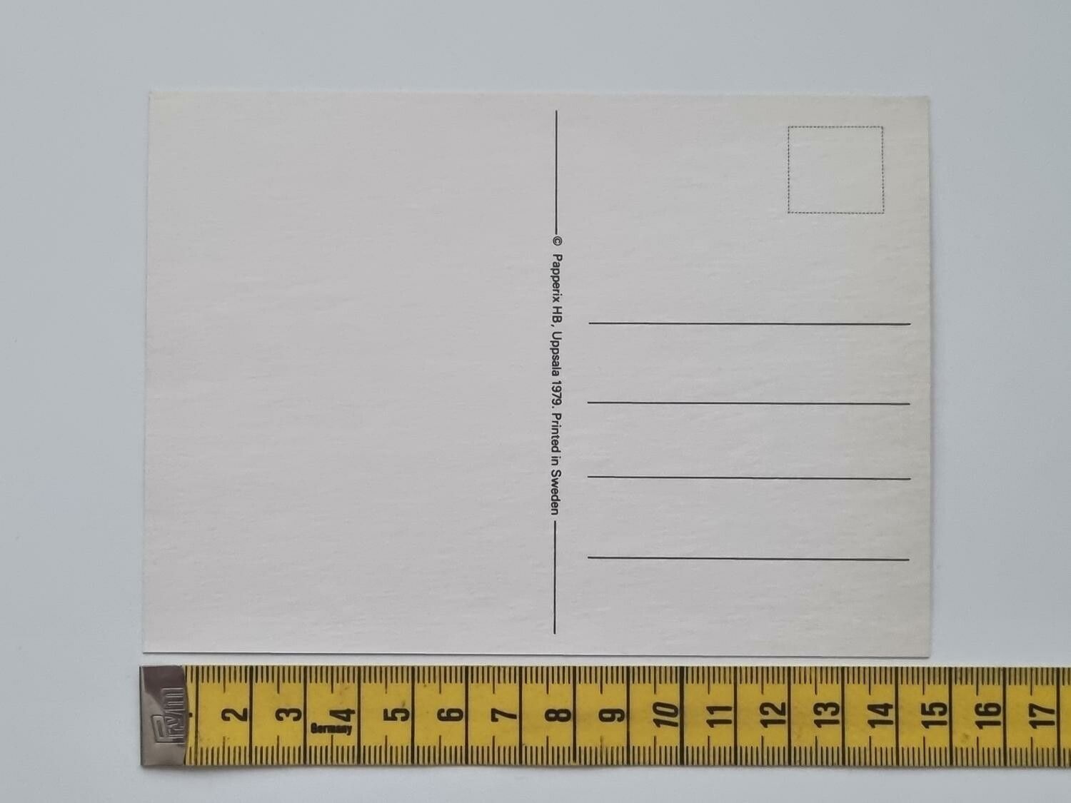 Vykort - Längtar efter dig - Papperix HB, Uppsala 1979. Printed in Sweden