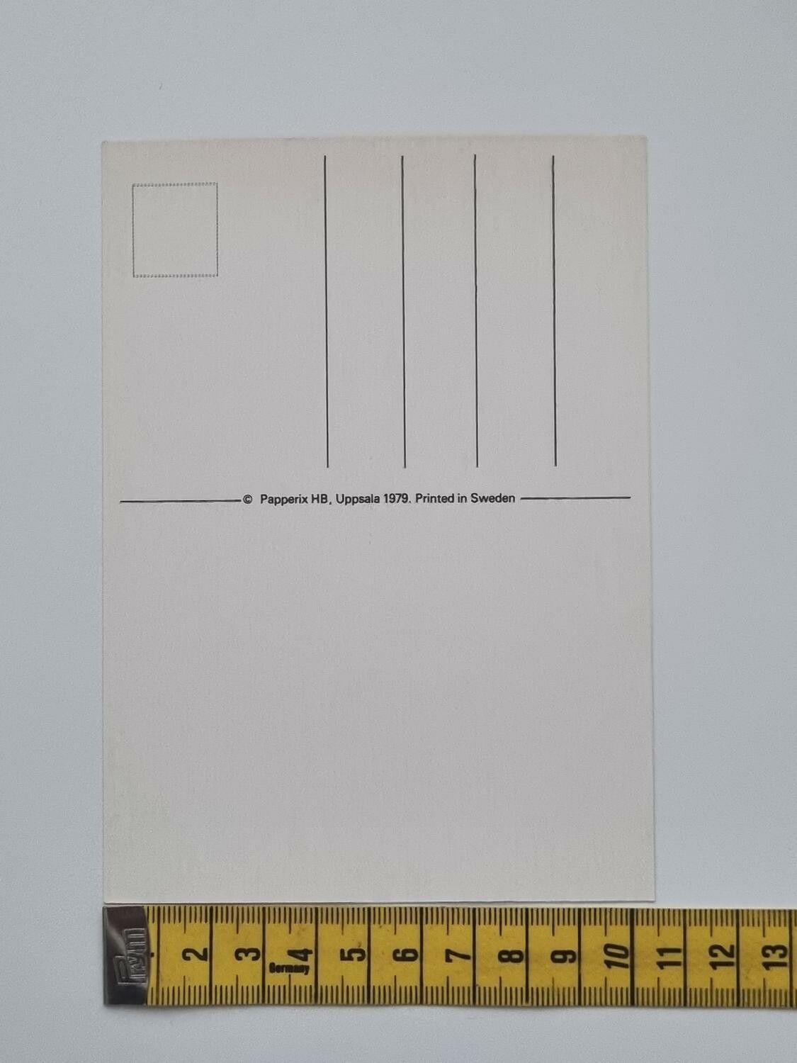 Vykort - Längtar efter dig - Papperix HB, Uppsala 1979. Printed in Sweden