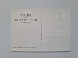 Vykort - Grisar på skridskor