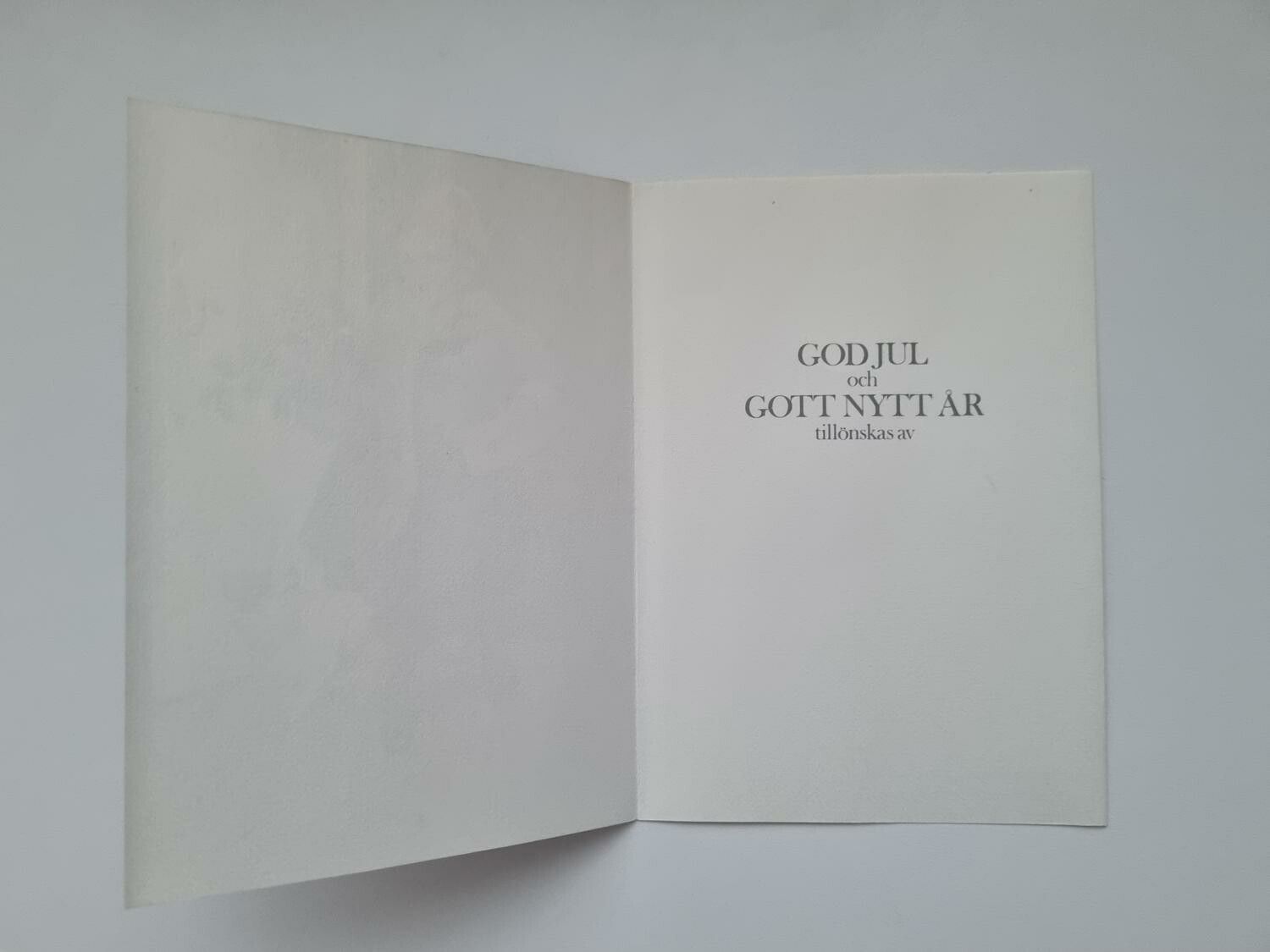 Vykort - God Jul (öppningsbart kort)