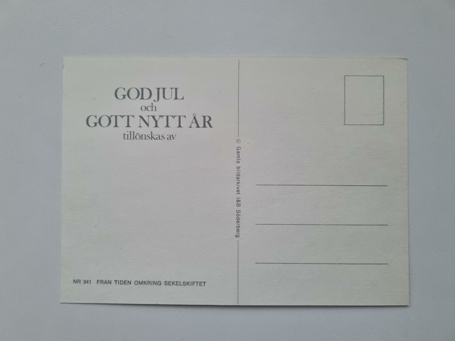 Vykort -  God Jul