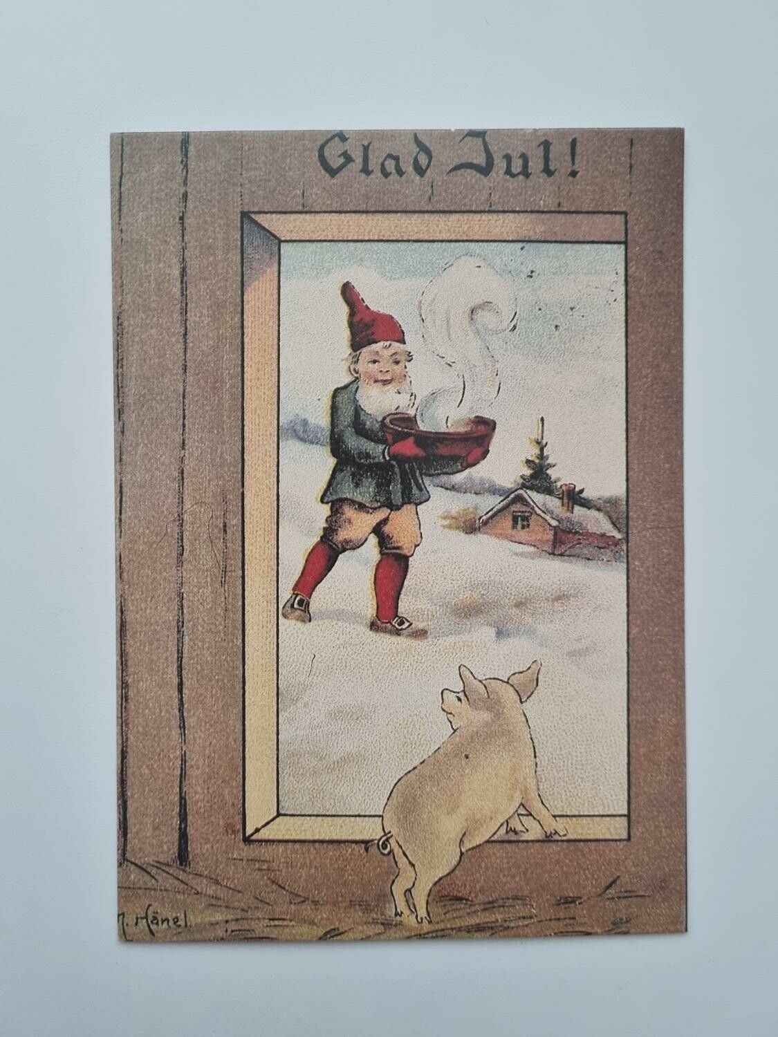 Vykort -  Glad Jul