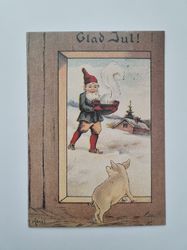 Vykort -  Glad Jul