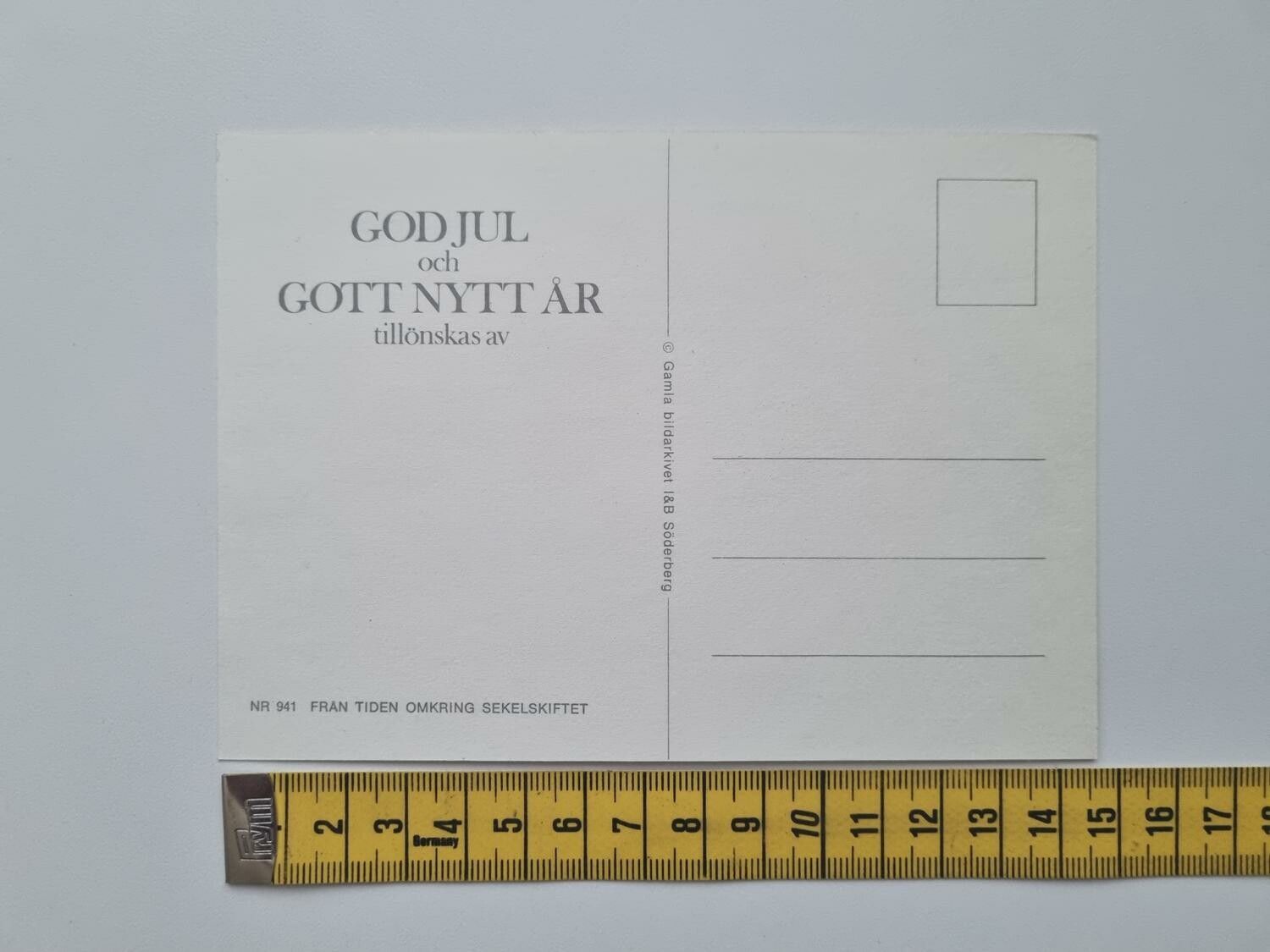 Vykort -  God Jul