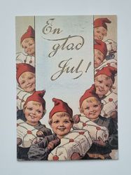 Vykort - En glad jul