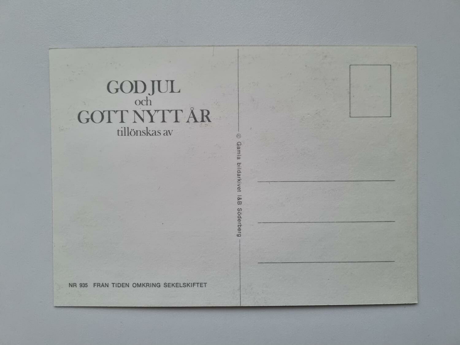 Vykort - En glad jul