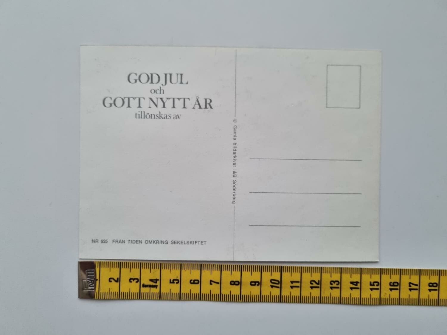 Vykort - En glad jul