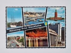 Vykort - Hälsning från Stockholm