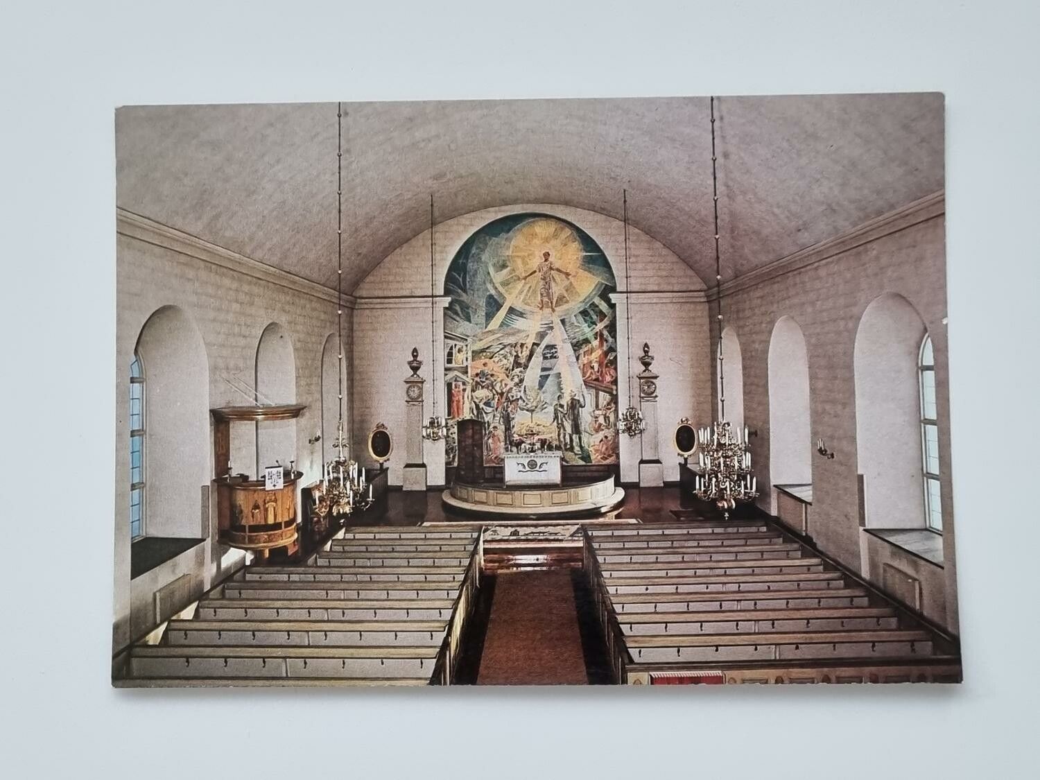 Vykort - Hassela kyrka