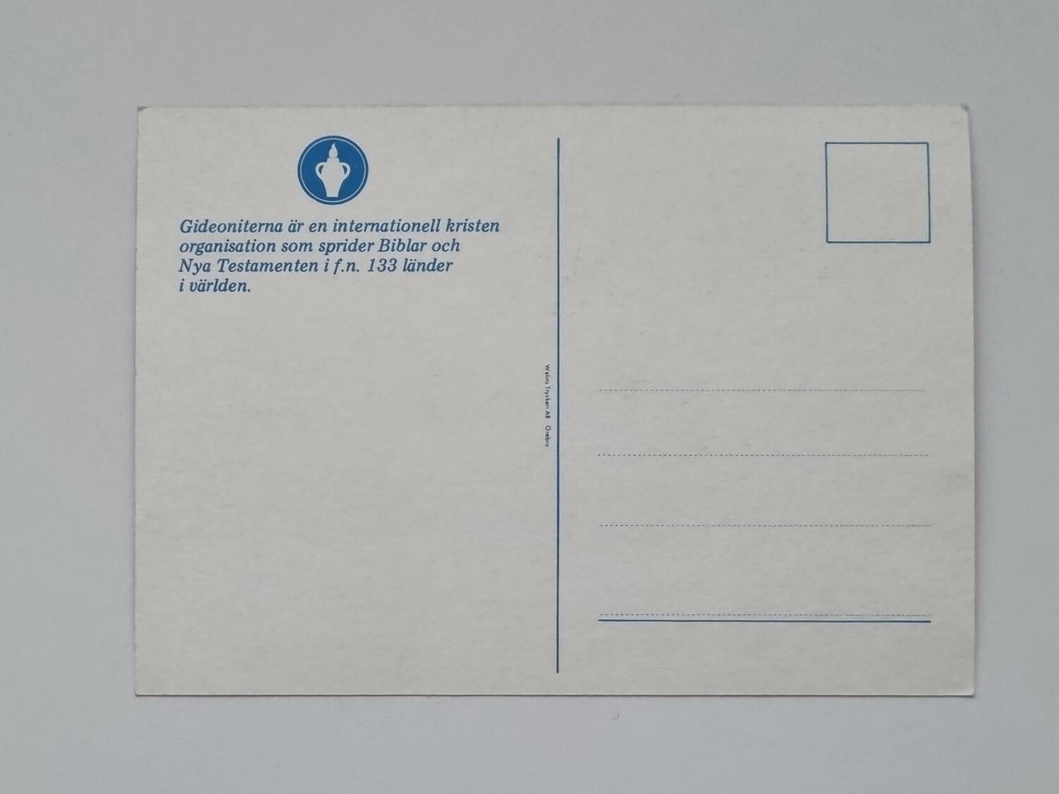 Vykort -  Gideoniterna
